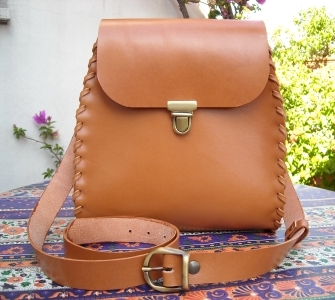 natural leather shool bags hand crafted and sewn